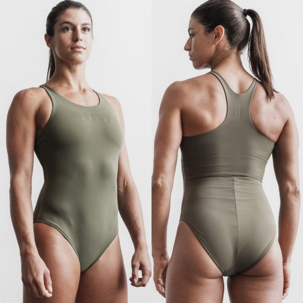 Nobull | Olive Green One Piece Swimsuit NWT